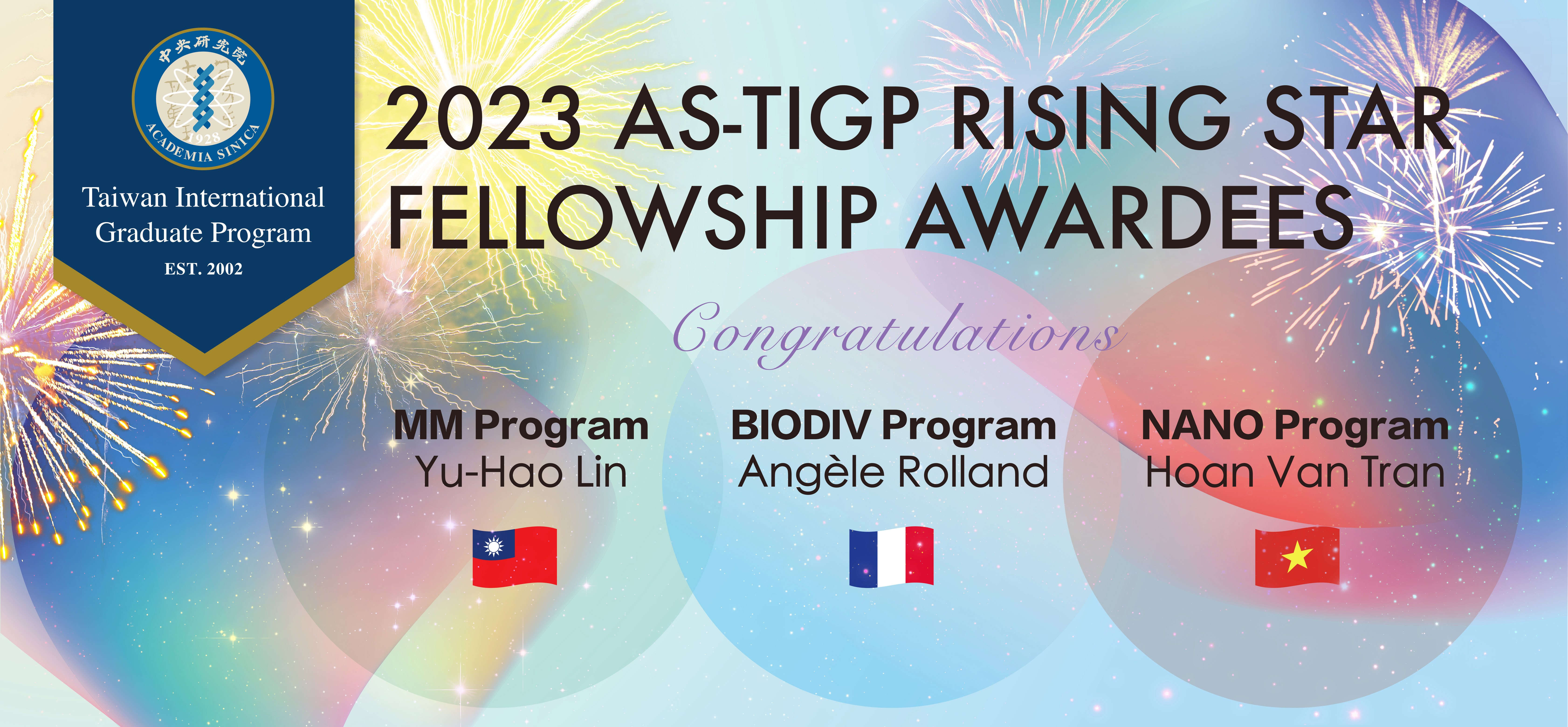 The Awardee of the Rising Star Fellowship 2023